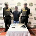 CAPTURADO EN VILLA VELINA DE QUIBDÓ, POR PORTE ILEGAL DE ARMA TRAUMÁTICA