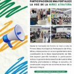 NIÑOS Y ADOLESCENTES TOMAN LA VOZ EN ATRATO: PRIMERA MESA MUNICIPAL DE PARTICIPACIÓN