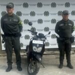 POLICÍA RECUPERA MOTOCICLETA REPORTADA COMO HURTADOA EN UNIÓN PANAMERICANA