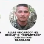 OFRECEN HASTA $70 MILLONES POR ALIAS «ESPARTACO», CABECILLA DEL ELN BUSCADO ENTRE RISARALDA Y CHOCÓ