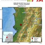 TEMBLÓ EL CHOCÓ: SISMO DE MAGNITUD 4.3 SACUDIÓ A ISTMINA ESTA MADRUGADA